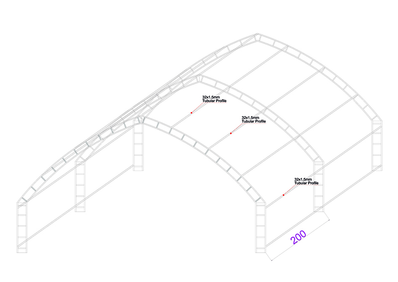 Gulecyuz Tent Nadide Model 7M
